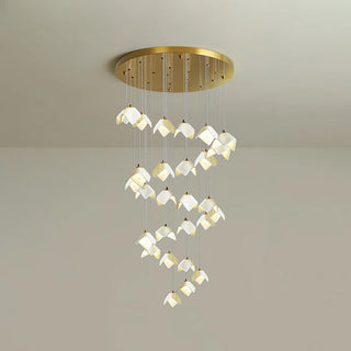 Cora Cascade Square Petal Chandelier