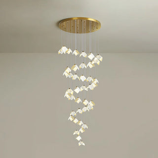 Cora Cascade Square Petal Chandelier