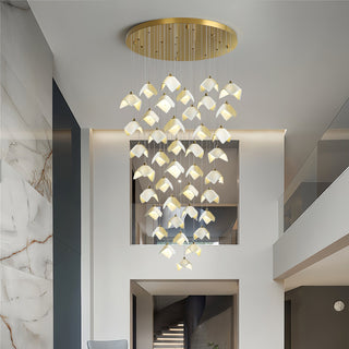 Cora Cascade Square Petal Chandelier