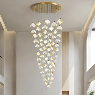 Cora Cascade Square Petal Chandelier