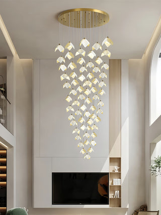 Cora Cascade Square Petal Chandelier