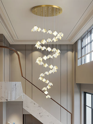 Cora Cascade Square Petal Chandelier