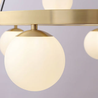 Lumina Sophisticated Brass Chandelier