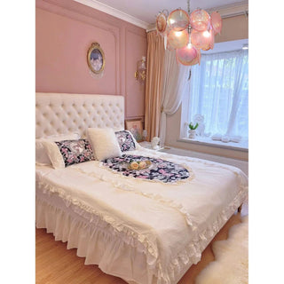 Camisa Tiered Blue Swirl Glass Disc Chandelier