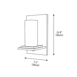 Aria Contemporary Alabaster Wall Light