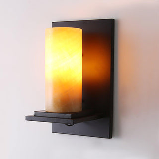 Aria Contemporary Alabaster Wall Light