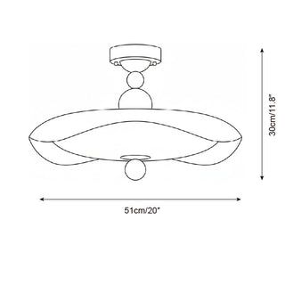 Nelos Artistic Acrylic Ceiling Lamp