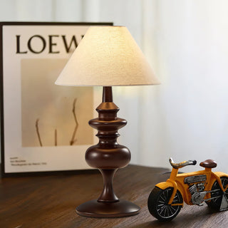 Elowen Traditional Wood Table Lamp
