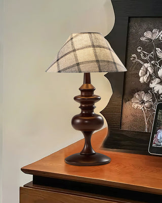 Elowen Traditional Wood Table Lamp