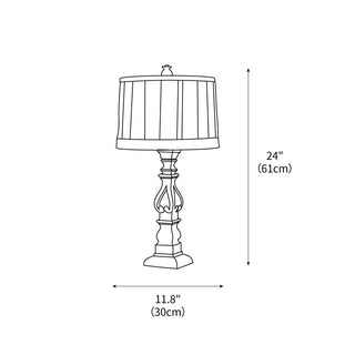 Canora Vintage Resin Table Light