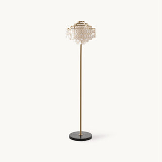 Capiz Modern Metal Floor Lamp