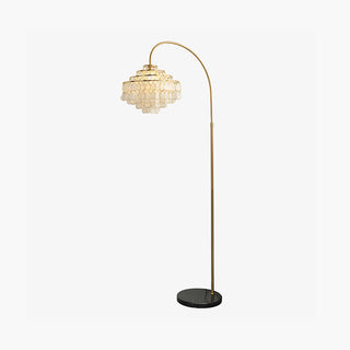 Capiz Modern Metal Floor Lamp