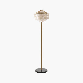 Capiz Modern Metal Floor Lamp