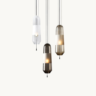Vaelis Modern Glass Metal Pendant Light