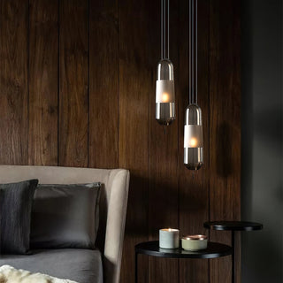 Vaelis Modern Glass Metal Pendant Light