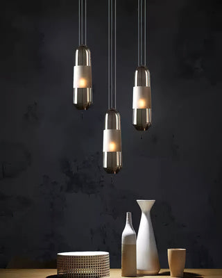 Vaelis Modern Glass Metal Pendant Light