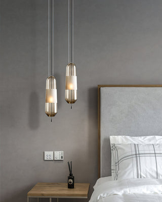 Vaelis Modern Glass Metal Pendant Light