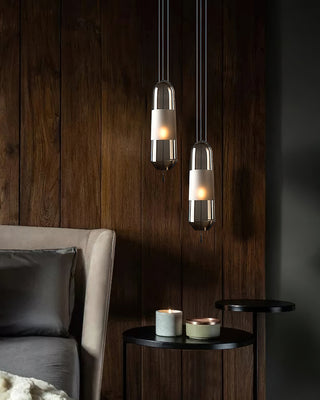 Vaelis Modern Glass Metal Pendant Light