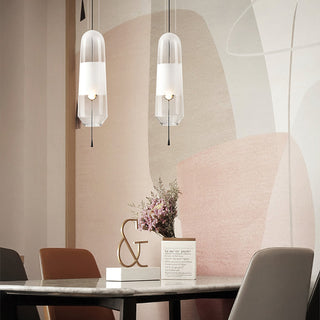 Vaelis Modern Glass Metal Pendant Light