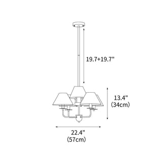 Capucine Luxury Brass Chandelier