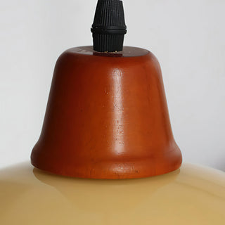 Caramel Retro Ombre Metal Dome Pendant Light