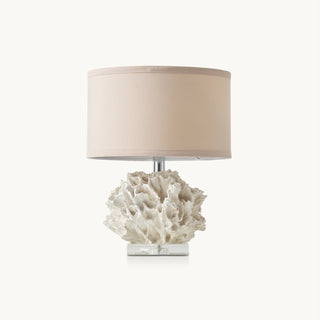 Caribbean Modern Coral Sculpture Table Lamp
