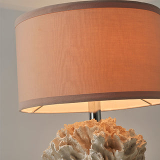 Caribbean Modern Coral Sculpture Table Lamp