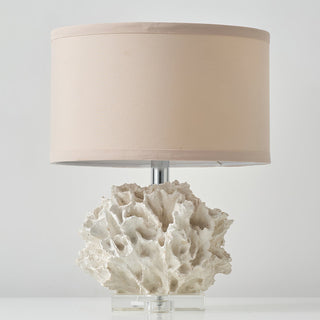 Caribbean Modern Coral Sculpture Table Lamp
