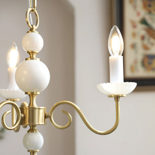Carlita Traditional Brass Chandelier