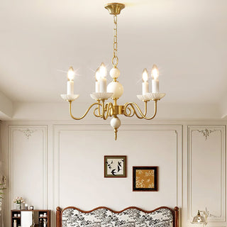 Carlita Traditional Brass Chandelier