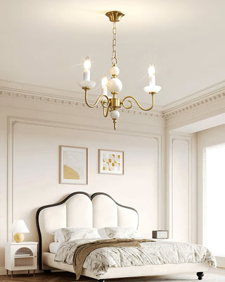 Carlita Traditional Brass Chandelier