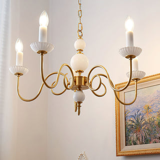 Carlita Traditional Brass Chandelier