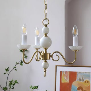 Carlita Traditional Brass Chandelier