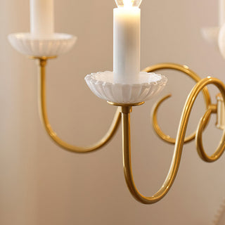 Carlita Traditional Brass Chandelier