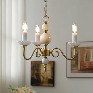 Carlita Traditional Brass Chandelier