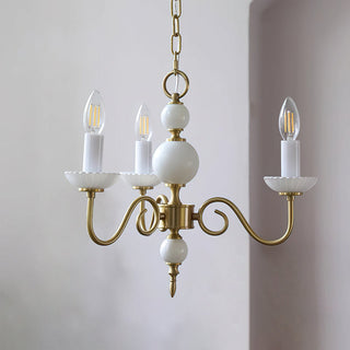 Carlita Traditional Brass Chandelier