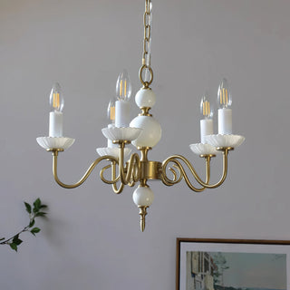 Carlita Traditional Brass Chandelier