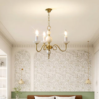 Carlita Traditional Brass Chandelier
