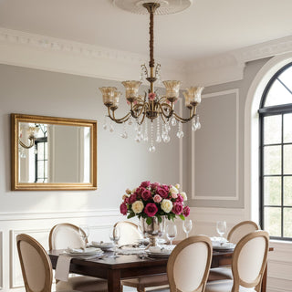 Valentina Crystal Drop Chandelier