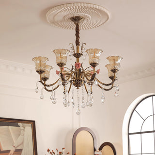 Valentina Crystal Drop Chandelier