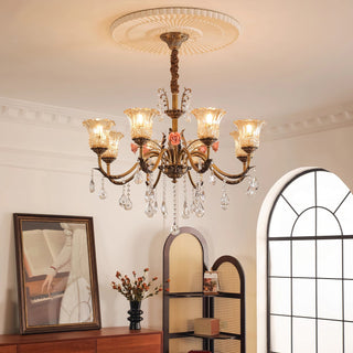 Valentina Crystal Drop Chandelier