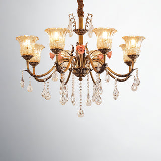 Valentina Crystal Drop Chandelier
