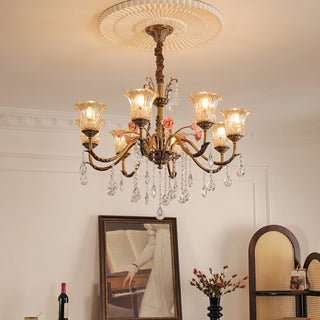Valentina Crystal Drop Chandelier