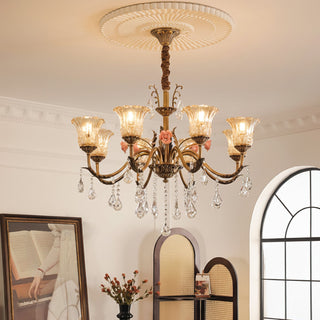 Valentina Crystal Drop Chandelier