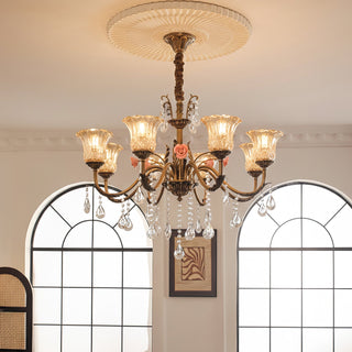 Valentina Crystal Drop Chandelier