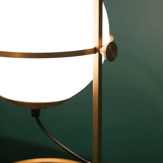 Liora Modern Metal Glass Table Lamp