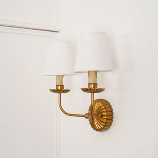 Carson Elegant Brass Wall Sconce
