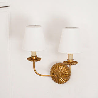 Carson Elegant Brass Wall Sconce