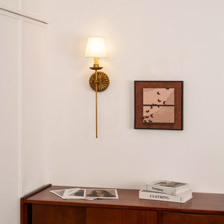 Carson Elegant Brass Wall Sconce