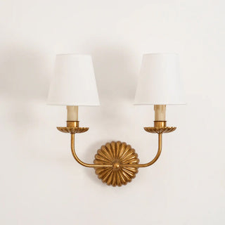 Carson Elegant Brass Wall Sconce